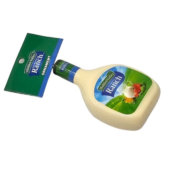 Hidden Valley Ranch Salad Dressing Collectible Christmas Ornament by Ruz - Picture 2 of 6